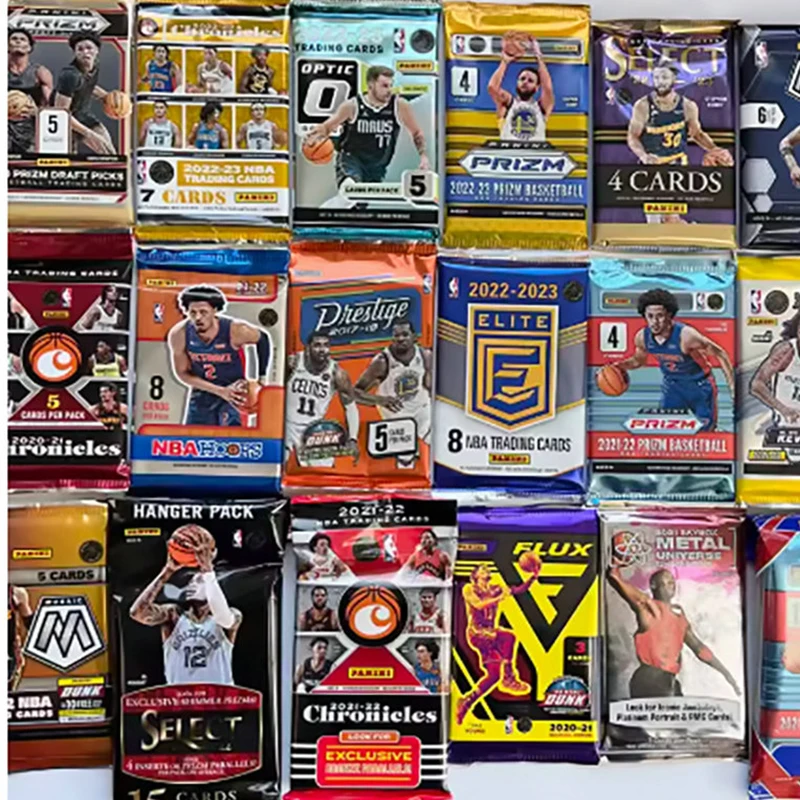 Panini 2024 NBA Mystery Box, Luka Doncic & Kyrie Irving Collection, 2 Hobby Packs + Graded Card, Limited Edition Set