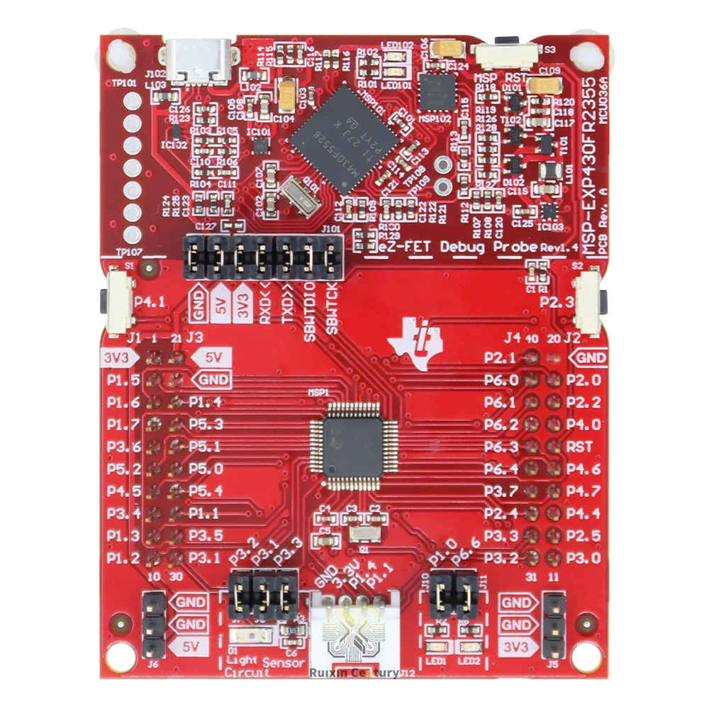 MSP-EXP430FR2355 MSP430FR2355 LaunchPad Development Kit Board 24MHz 32KB FRAM 4KB SRAM 16-Bit eZ-FET Debugger Genuine