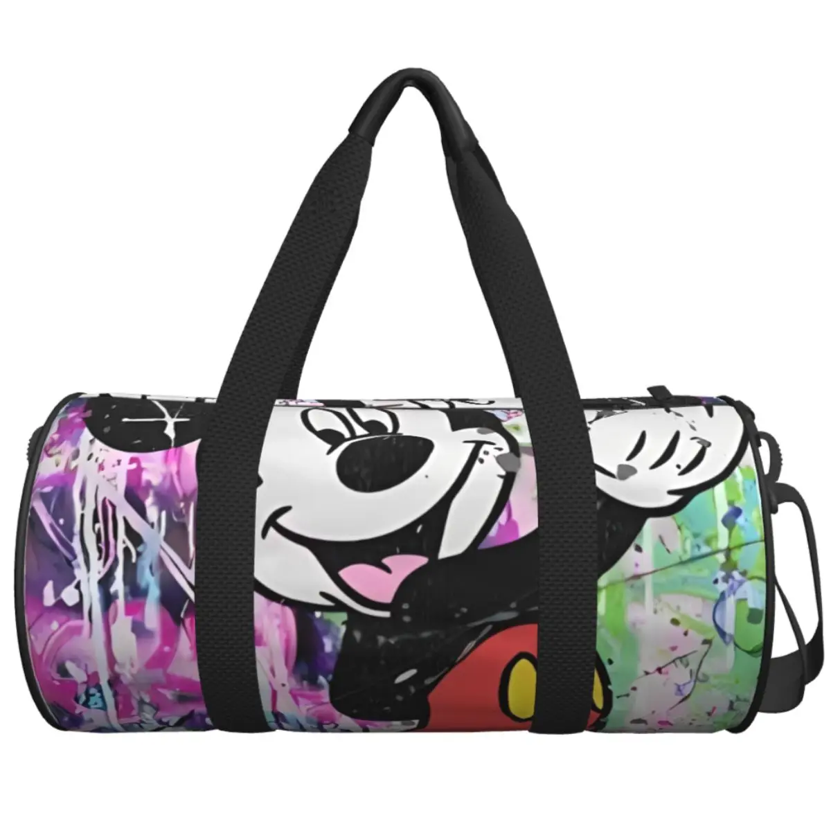 

Mickey Minnie Mouse Travel Bag Cute Cartoon Large Sport Bags Weekend Men Custom Gym Bag Yoga Novelty Fitness Bag