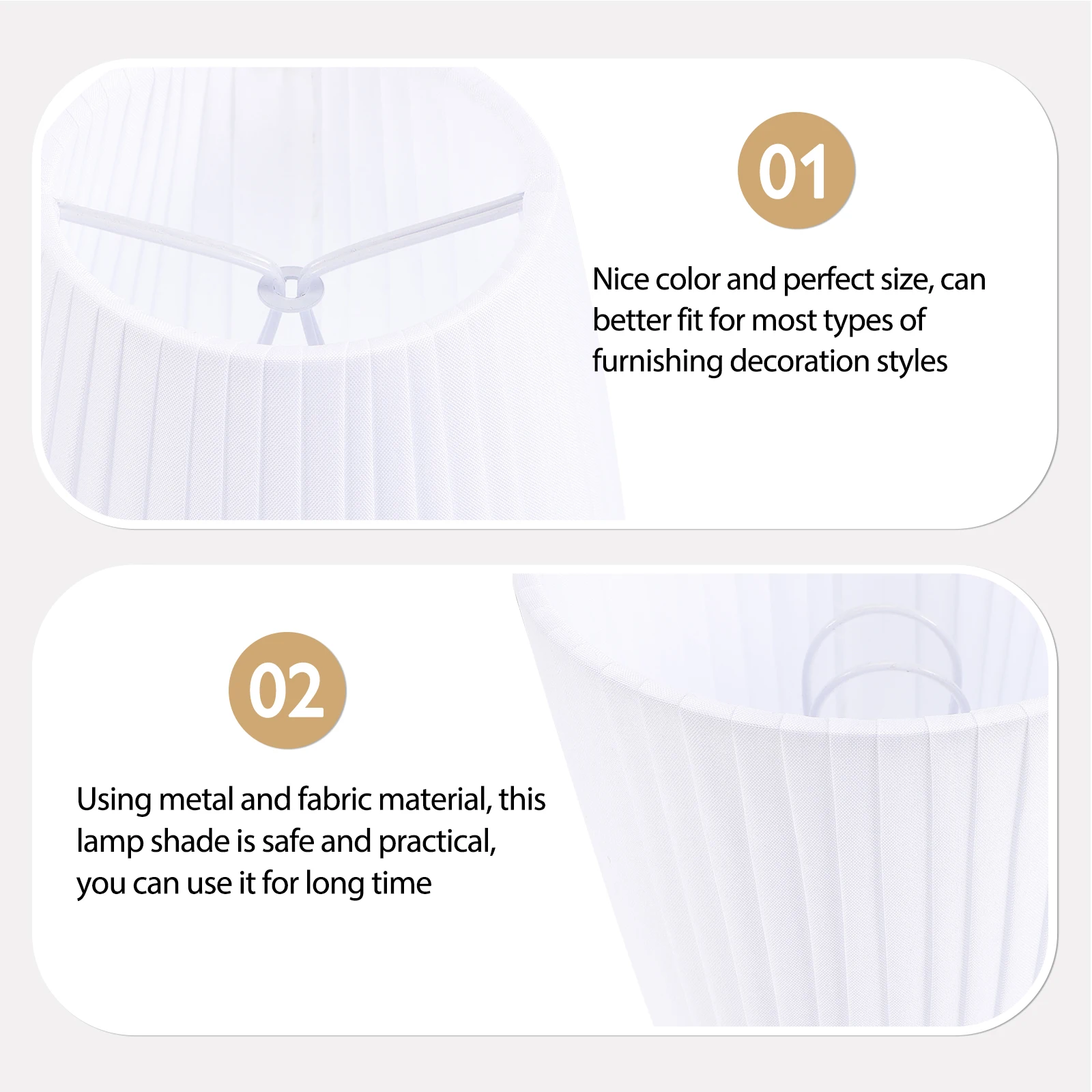 

Белый зажим для морщин, тканевый чехол для настольного барабана, абажур, настольный домашний чехол для лампы, сменные абажуры для отеля, освещение