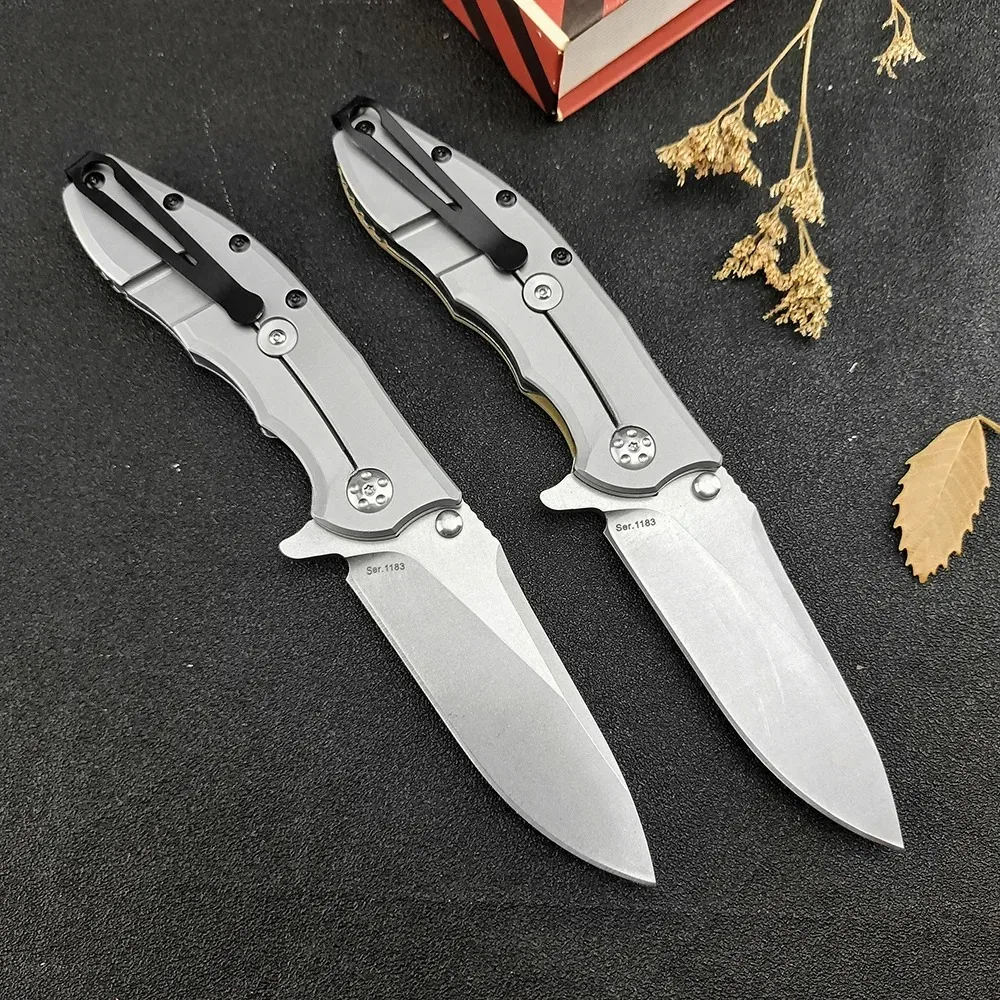 ZT0562 Hinderer Assisted Flipper Outdoor Camping Everyday Carry Multifunctional Survival Self Defense Hunting Folding Knife