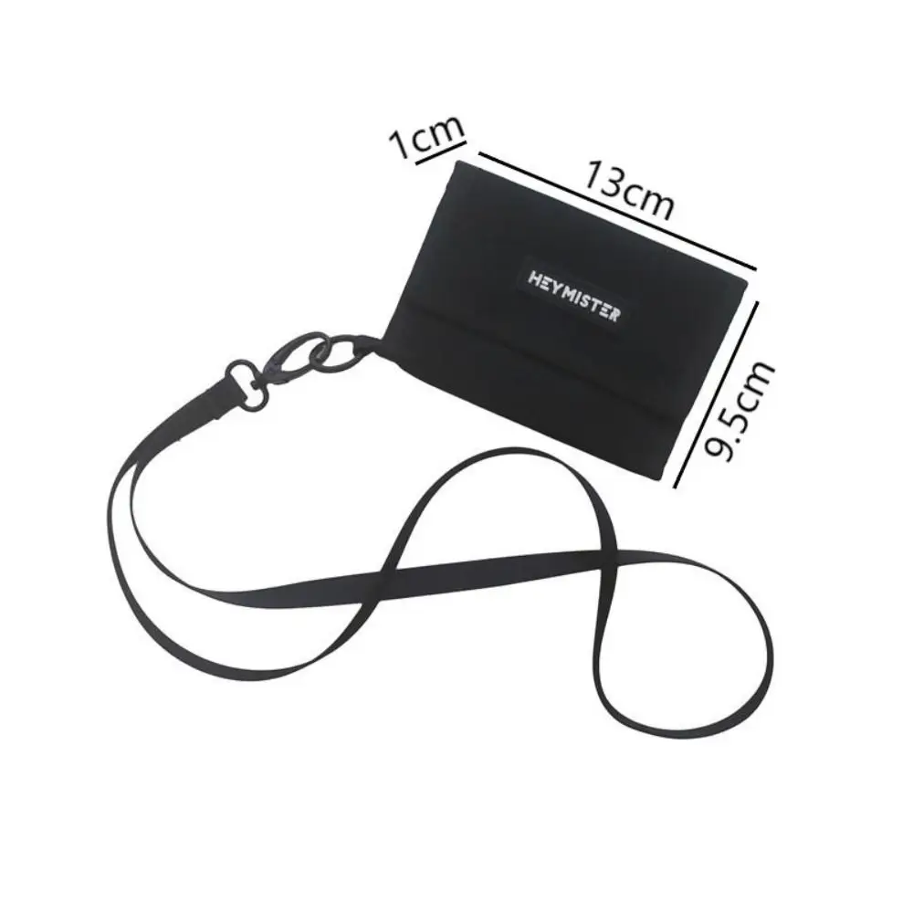 กระเป๋าเงินแบบพกพาแบบสบาย ๆน้ำหนักเบากระเป๋าใส่เหรียญป้องกันการสูญเสียพร้อมเชือกแขวนกระเป๋าถือผู้หญิง