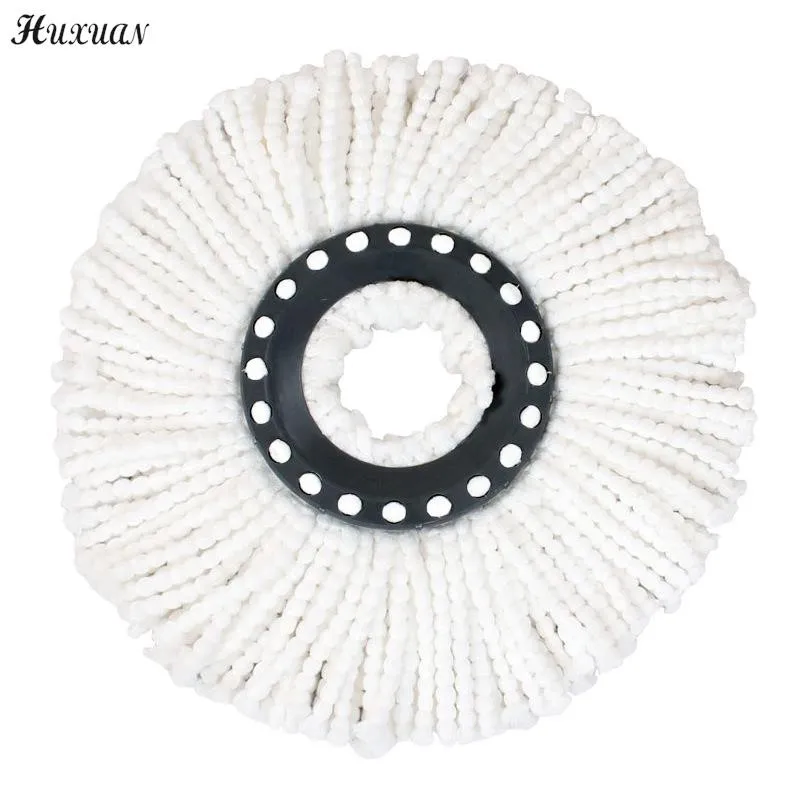 Universal Mop Head Refill Rotating Spin Mops Microfibers Round 16mm Mopping Head Microfiber Rag Mop Cloth Replacement Clean Tool