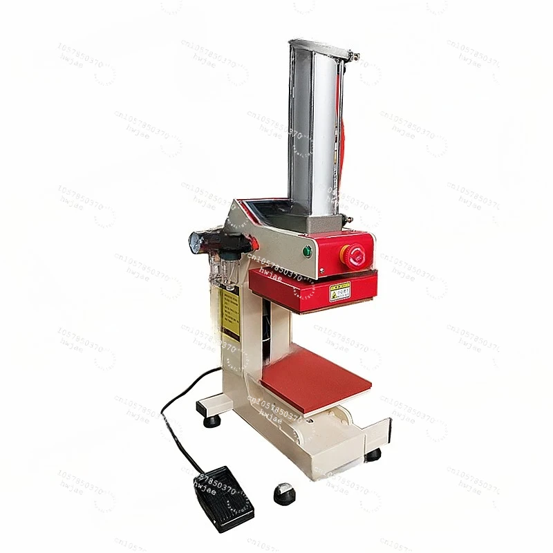 Pneumatic Automatic Heat Transfer Machine 20x20cm 15x15cm - T-Shirt Printing Equipment for Logo & Spray Coating