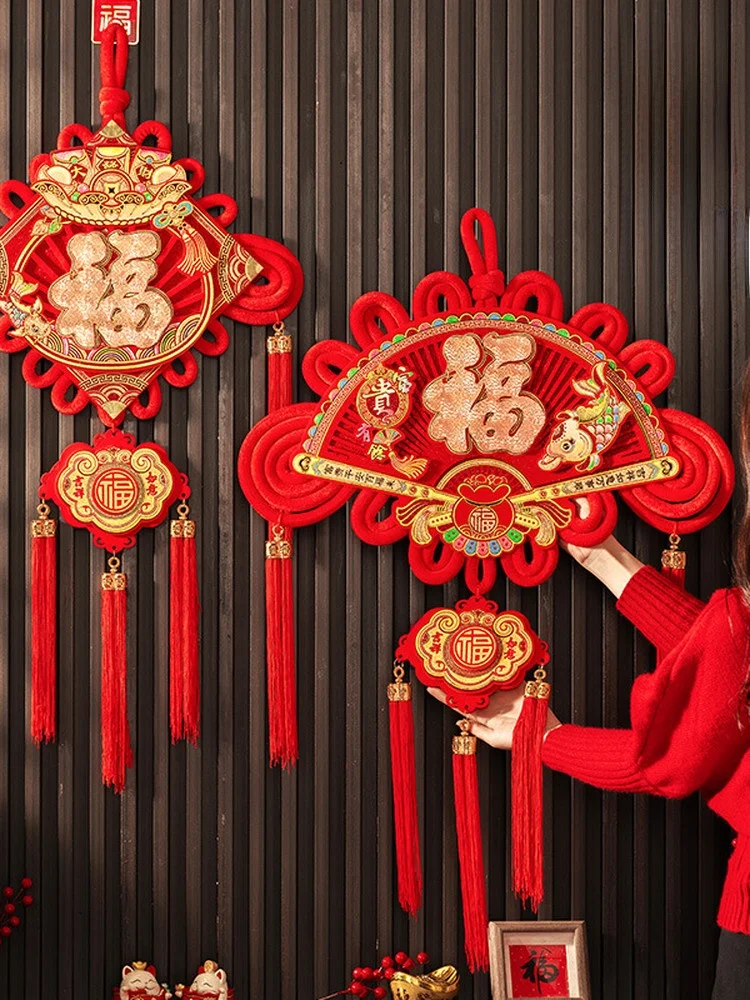 

Новинка 2026: Большая подвесная декоративная панель из бархатной ткани для гостиной, украшение для стены над телевизором, атмосферный декор, праздничный талисман удачи