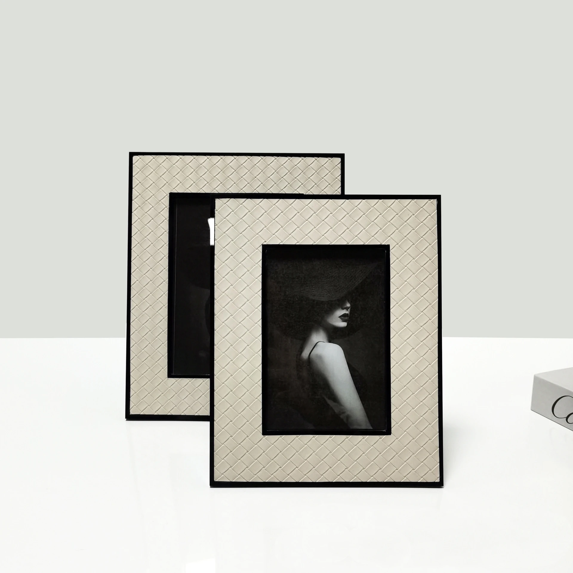 Modern Luxury Leather Picture Frame Home Decor