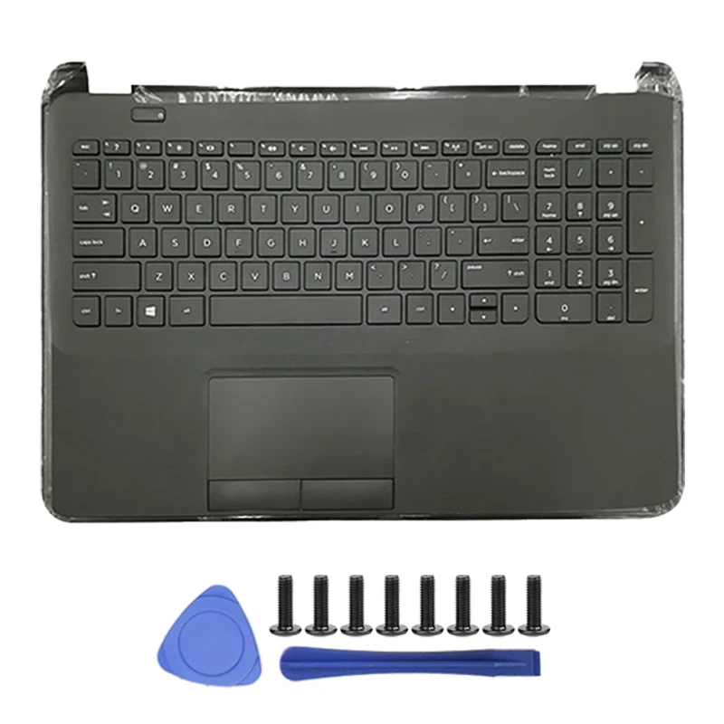 NEW For HP TouchSmart 15-D 15-d101tx 15-d013tx Laptop Palmrest Upper Case US Keyboard Touchpad TPN-F115 TPN-F113 747140-001