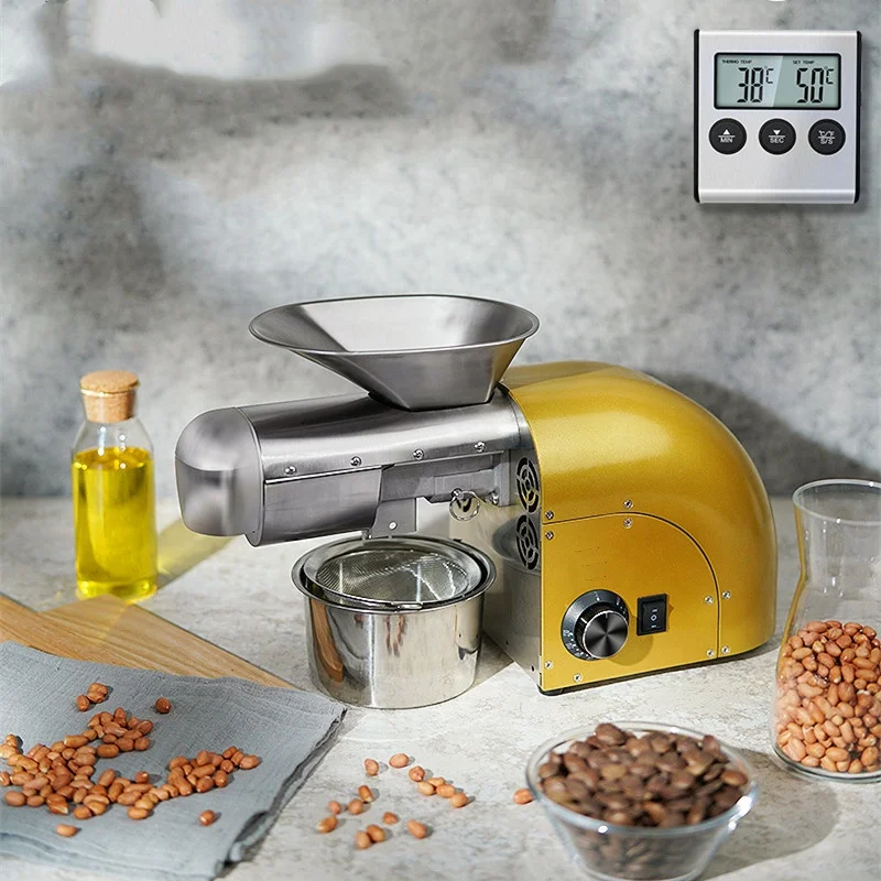 

Sale Cold Oil Filter Mechanical Version Commerce and Home Use Oil Press Machine 1800W