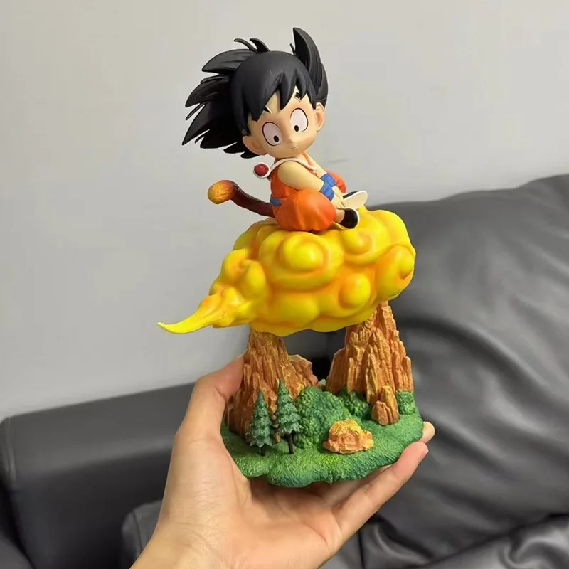 

21 см/8,27 дюйма Dragon Ball Z Kintoun Goku Фигурка Kid Goku ПВХ Фигурки Коллекция Украсьте Модель Игрушки Дети Рождественские Подарки