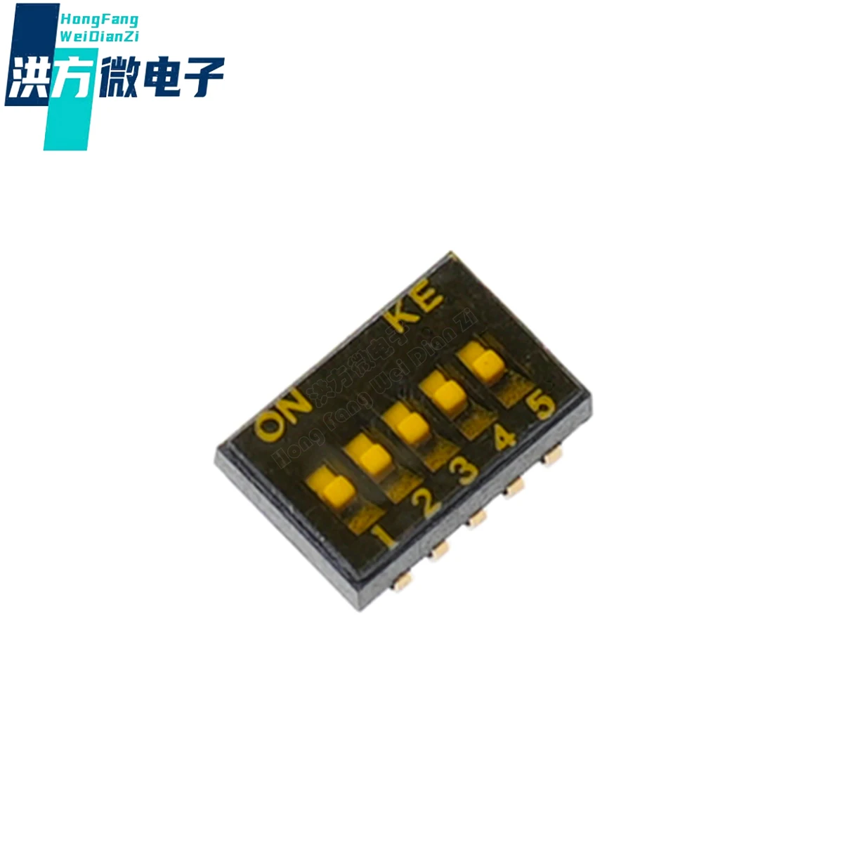 5 шт. оригинальный, переключатель циферблата, расстояние 1,27 мм, KE,SMD(J-pin) СГИБ внутрь, обмотка ног, позолота, 5-позиционный переключатель, модель: DSHP05TJGER