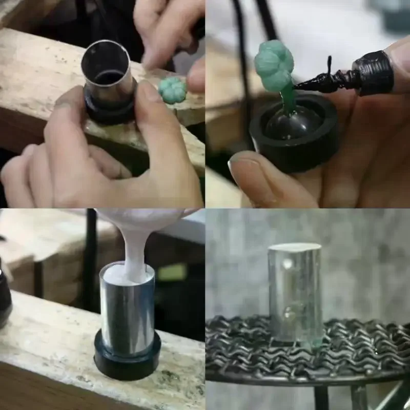 Stable Jewelry Lost Wax Casting Flask with Non-slip Rubber Base Durable Professional Master Mold for Craft Projects
