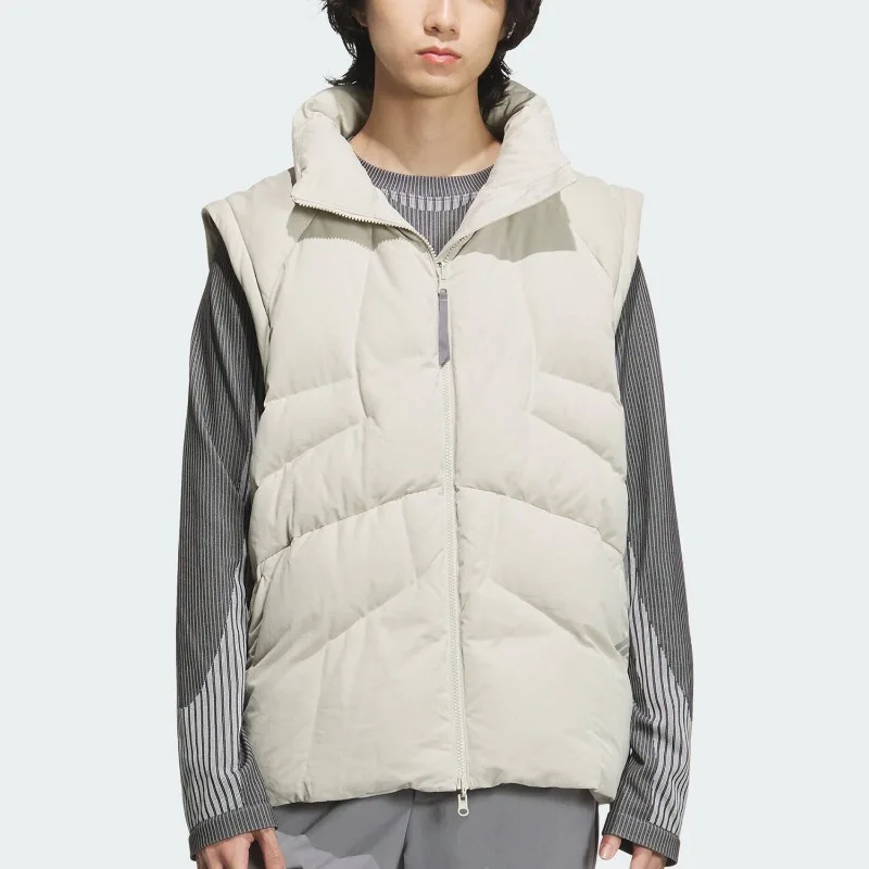 Adidas New Men's Detachable Zipper Stand-up Collar Down Jacket JM6175