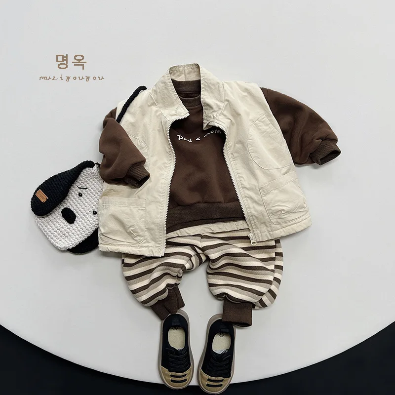 2024 Winter Warm Baby Sleeveless Vest New Children Plus Velvet Thick Vest Coat For Boys Girls Casual Jacket Kids Windbreak Vest