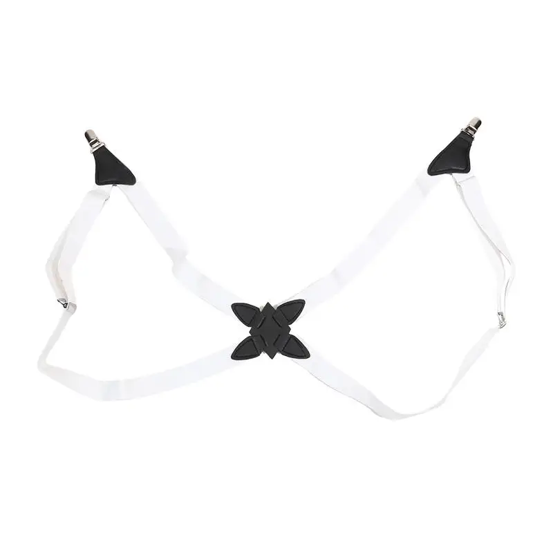 الحمالات للجنسين مشبك جانبي قابل للتعديل عبر الكتف الأشرطة المرنة الأقواس زي الحمالات تسخير رجل للبانت #6