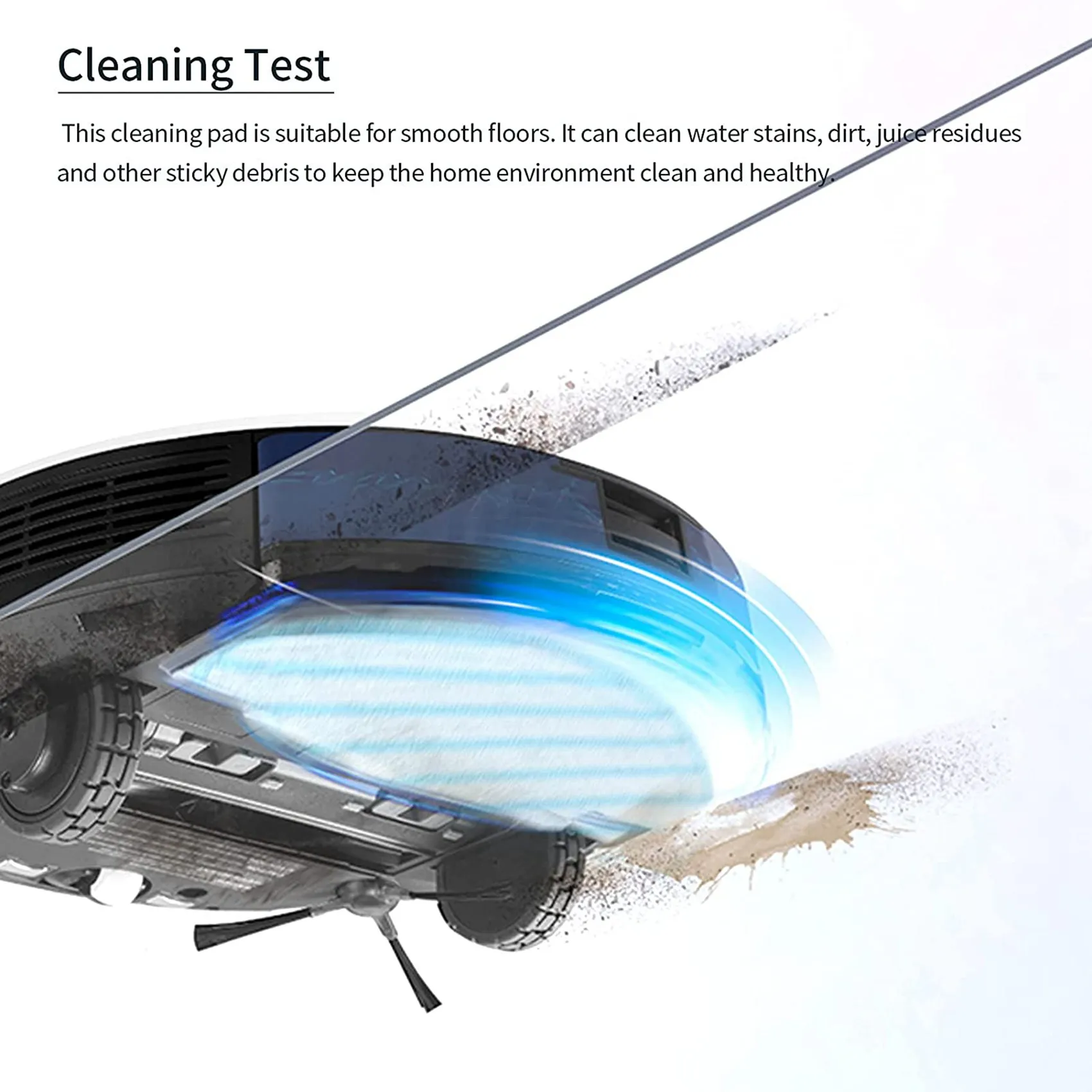 FLYY-240 Stück Mikrofaser-Wischpads für ECOVACS DEEBOT OZMO T8 T9 AIVI Staubsauger, waschbare Wischtücher – Detail 2