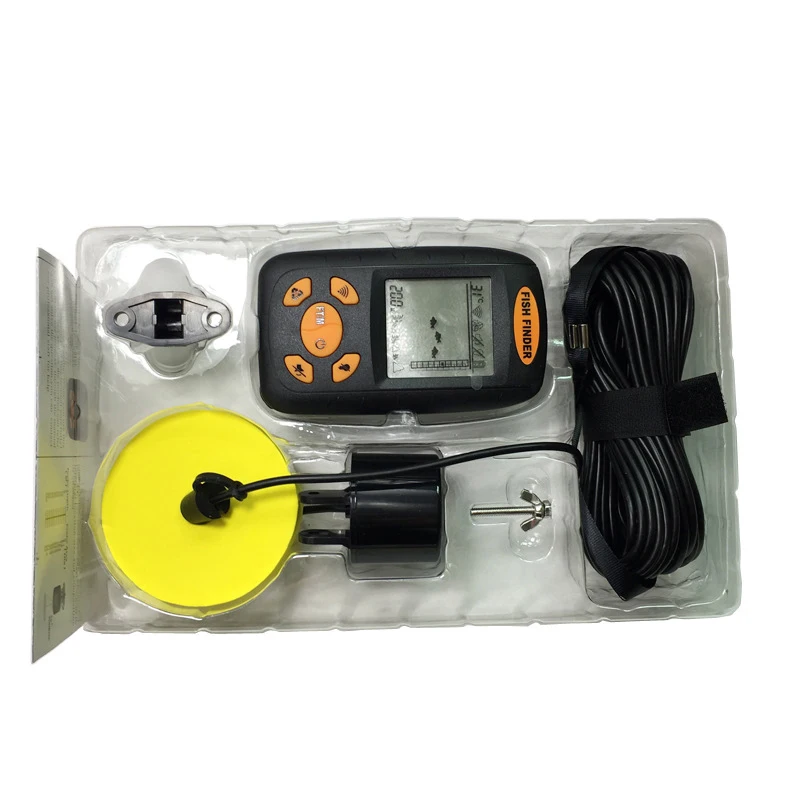 Color screen wired fishs finder for carp fishing & kayak fishing and ice fishing depth 100m