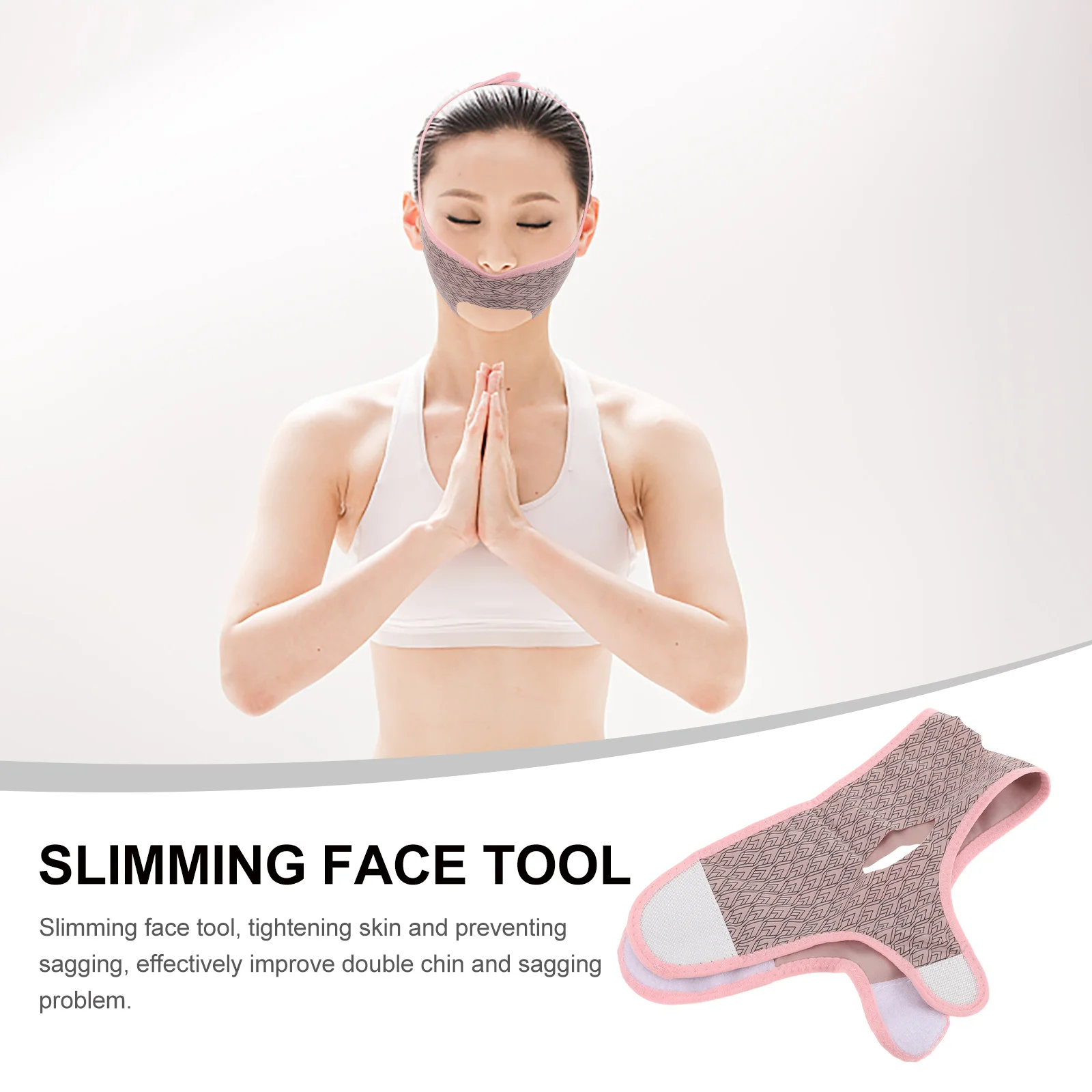 Abnehmen Gesicht Werkzeug Kinnriemen Für Doppel Kinn Gesichts Lifting Gürtel Straffung Haut Gesicht Shaper Frauen Hals Straffende Gerät