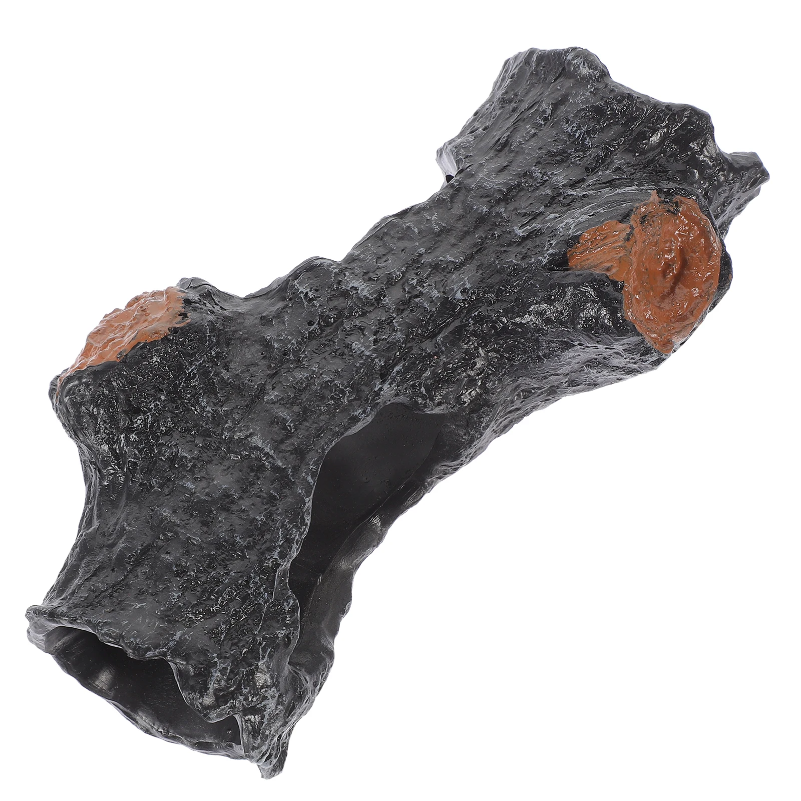 

Tree Hole Hiding Cave for Aquarium Shrimp and Fish Naturalistic Underwater Decor Safe Freshwater Saltwater Tank Ornament