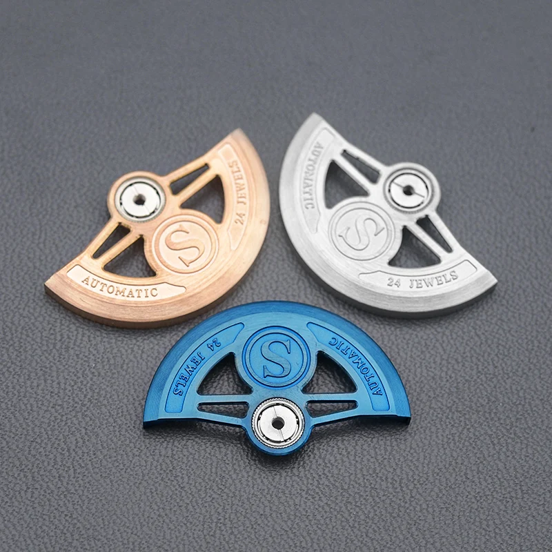 Oscillating Weight Modified Rotors Fit Japan NH35 NH36 Movements Modified Watch Metal Hammer Replacement Compatible Watch Parts