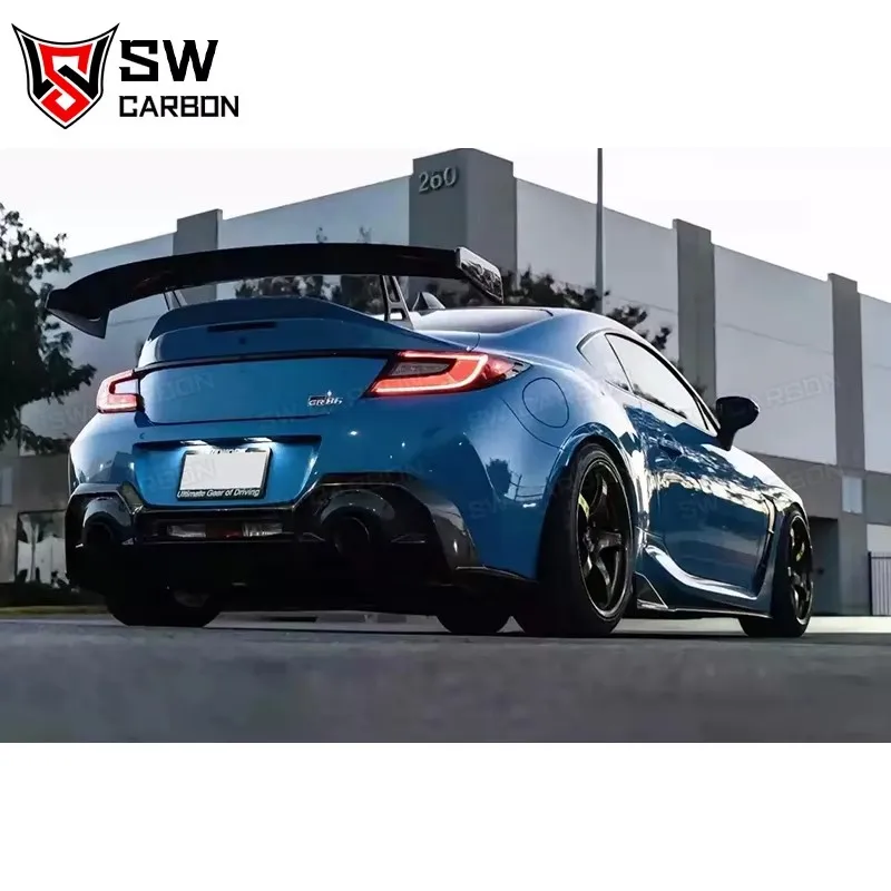 Carbon Fiber A Style Swan Neck Wing for Subaru BRZ ZD8 GR86 ZN8 Trunk Lip Splitter Upper Spoiler Body Kit