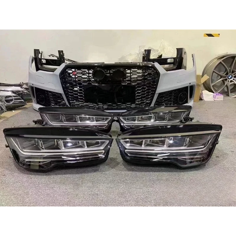 Auto Body Systems Upgrades Kit Includes Surrounds Headlights Tail Lights A7 Car Bumpers