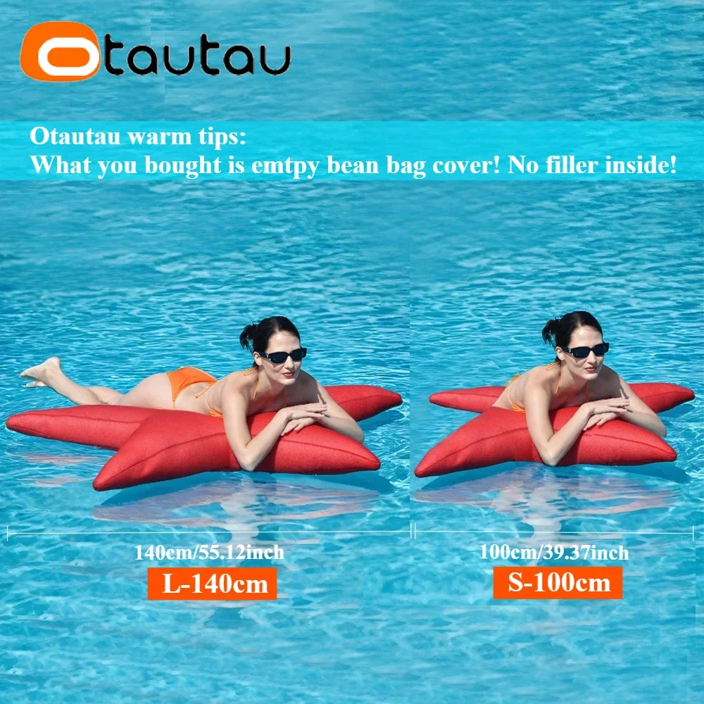 OTAUTAU Swimming Pool Mesh Seastar Bean Bag Cover Floats DD199【No Filler Inside! You Need To Buy Filler By Yourself !】 view 3