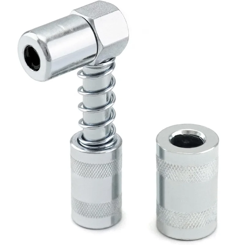 90 °   فوهة تركيب محول مقرنة الشحوم تناسب جميع أدوات تزييت البنادق الشحوم لمعدات متجر السيارات والجرارات