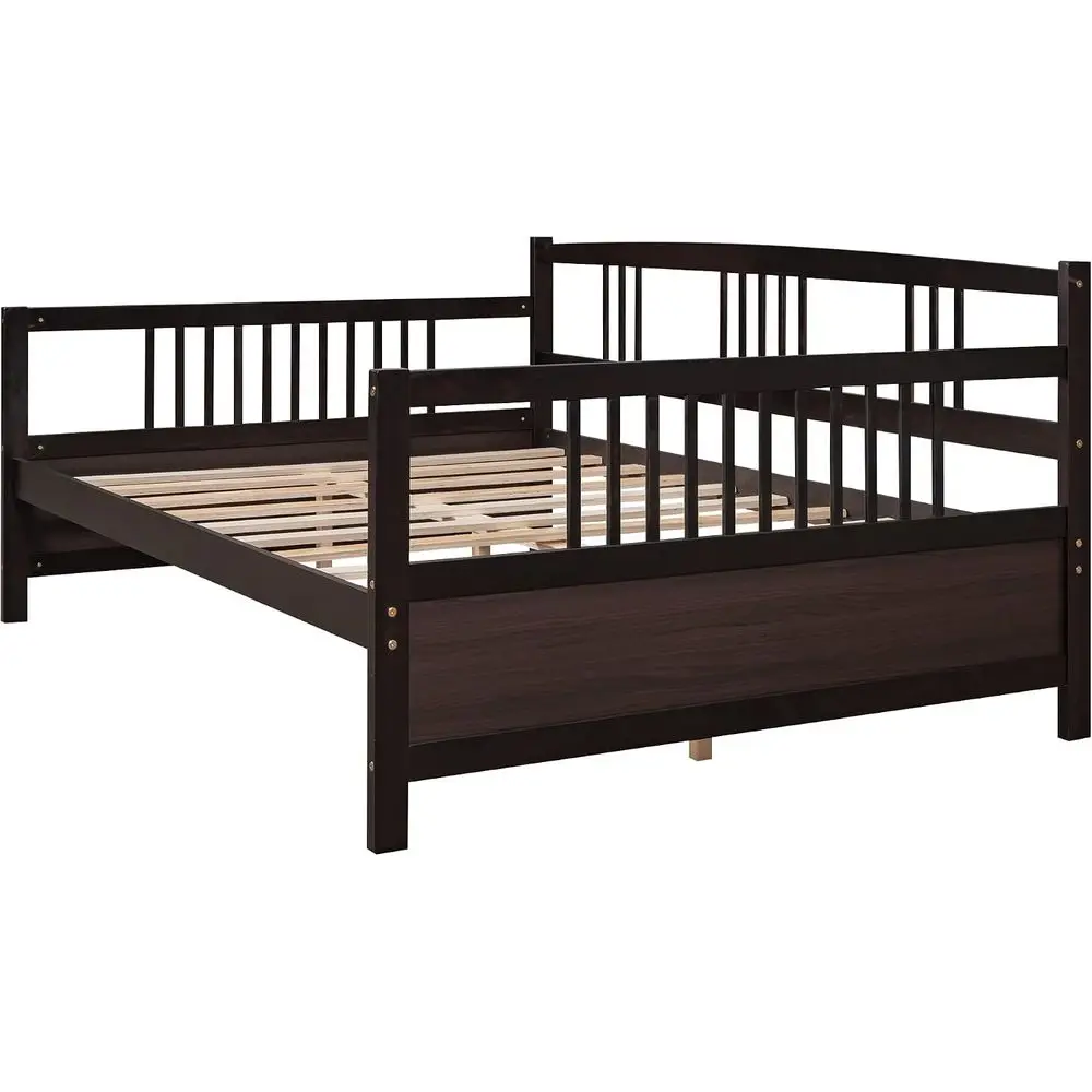 Harper & Bright Designs ull Size Bed e, ern ull Wood Daybed e with Slats Support, Multi-unctional Soa Bed or Living Room, Gt Roo view 5
