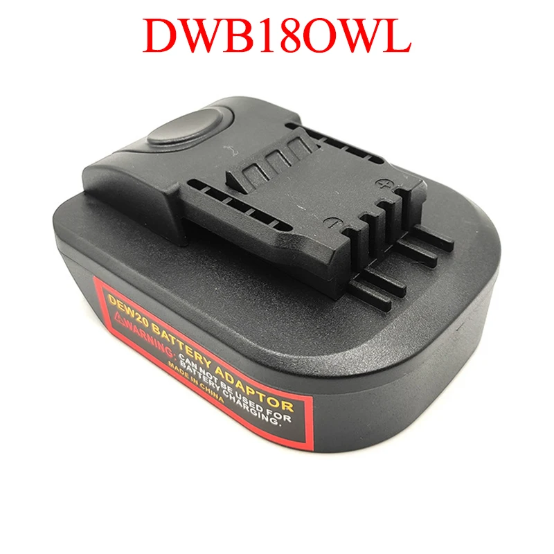 DWB18OWL 어댑터 컨버터, 디월트 18V 20V 최대 60V 리튬 이온 배터리 사용 가능, Worx 오렌지 스몰 풋 전동 공구