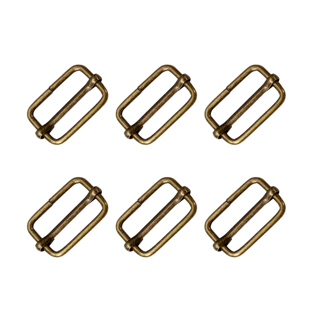 

100 PCS Roller Buckles Strap Tank Top Accessories Pin Square Metal Women's Bags for Tote