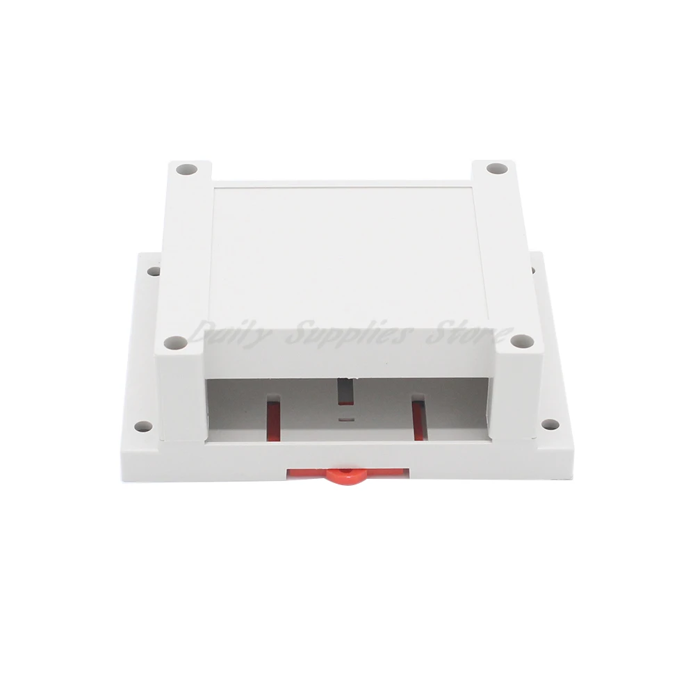 1pcs 115x90x40mm Plastic PLC industrial control box Power supply housing Rail type housing Instrument junction box Over-line box