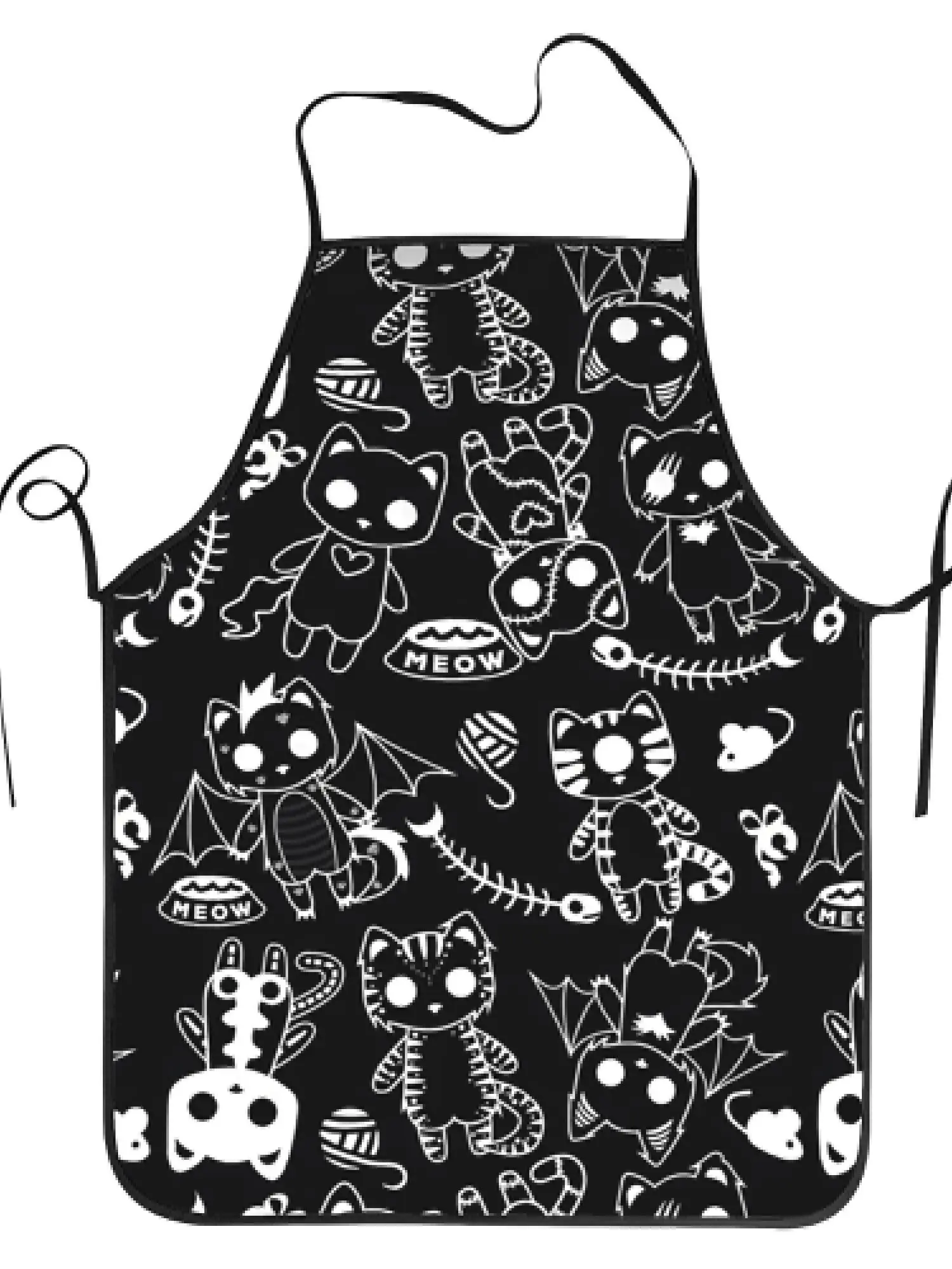 Home Cooking For Cats - Halloween Cats 1pc Adult Size Sleeveless
