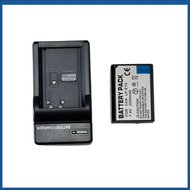 7.4V 2200mAh LP-E10 for Canon EOS 1100D 1200D 1300D 2000D 4000D For Rebel T3 T5 T6 KISS X50 X70 Camera Battery