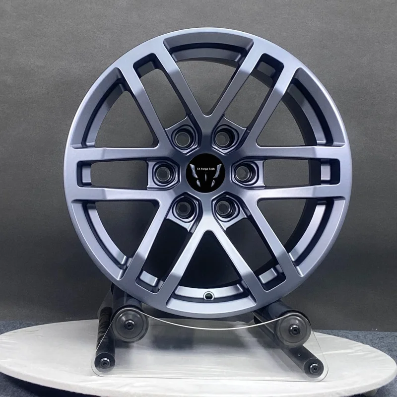 Customized Lightweight Multi Spoke Aluminum Design 16 17 18 19 20 21 22 Inch Five Holes Matte Gunmetal Aluminum Forged Wheels