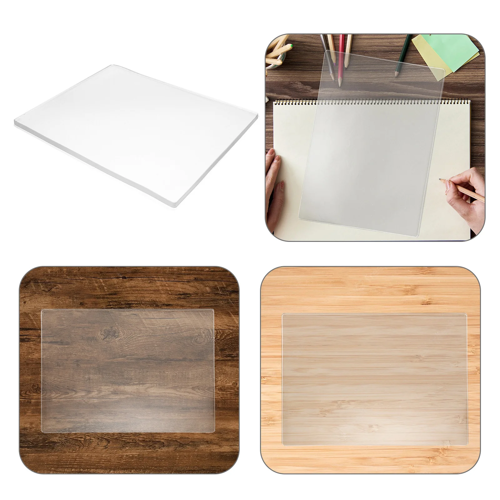 2pcs Reusable Gel Printing Plate A4 A5 For Kids Soft Printmaking Diy Drawing Painting Card Making Clear Gel Press Art Transfer