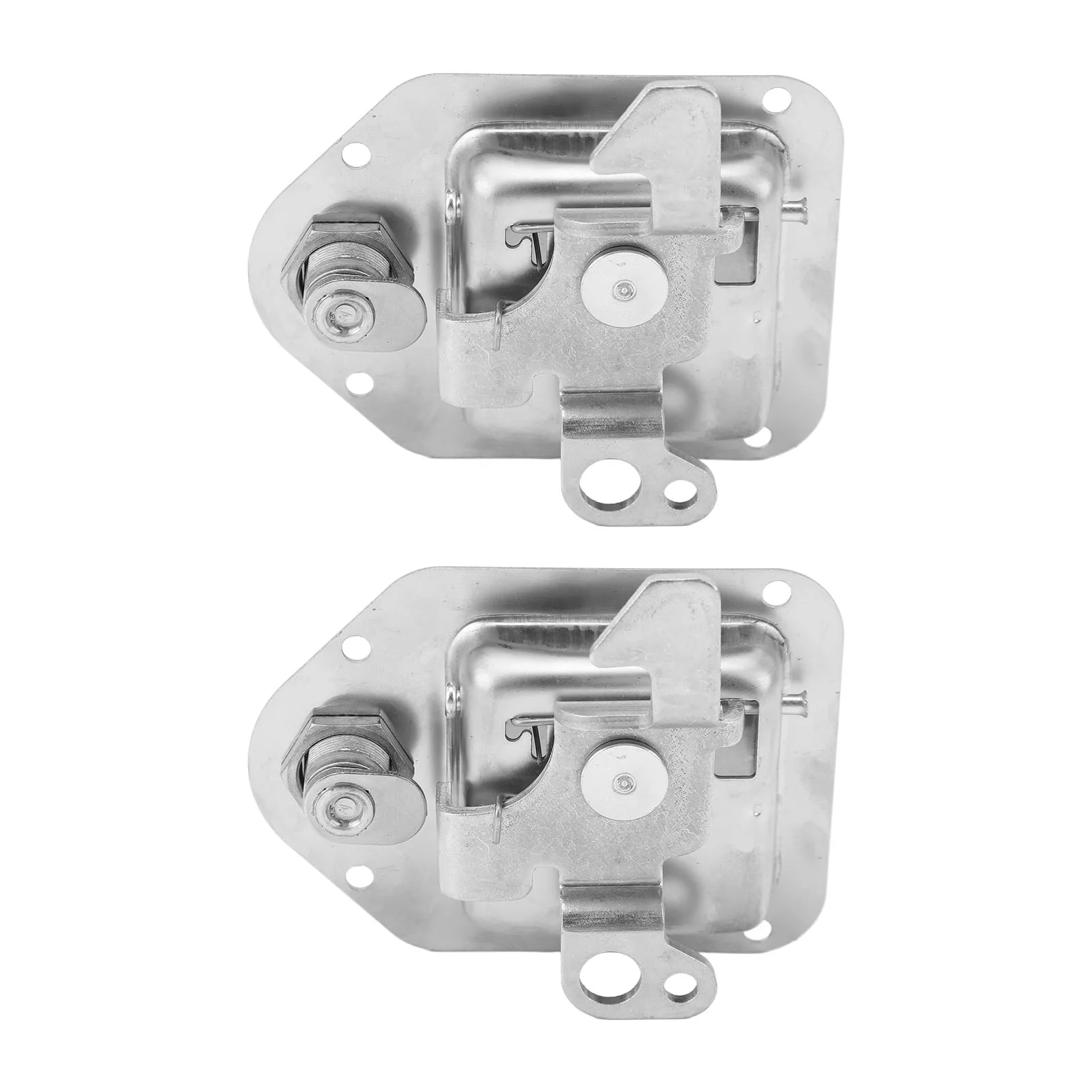 Zamek do skrzynki narzędziowej do ciężarówki, stal nierdzewna, z kluczykami, do przyczepy kempingowej, UTV, ATV, skrzynki narzędziowej, hit