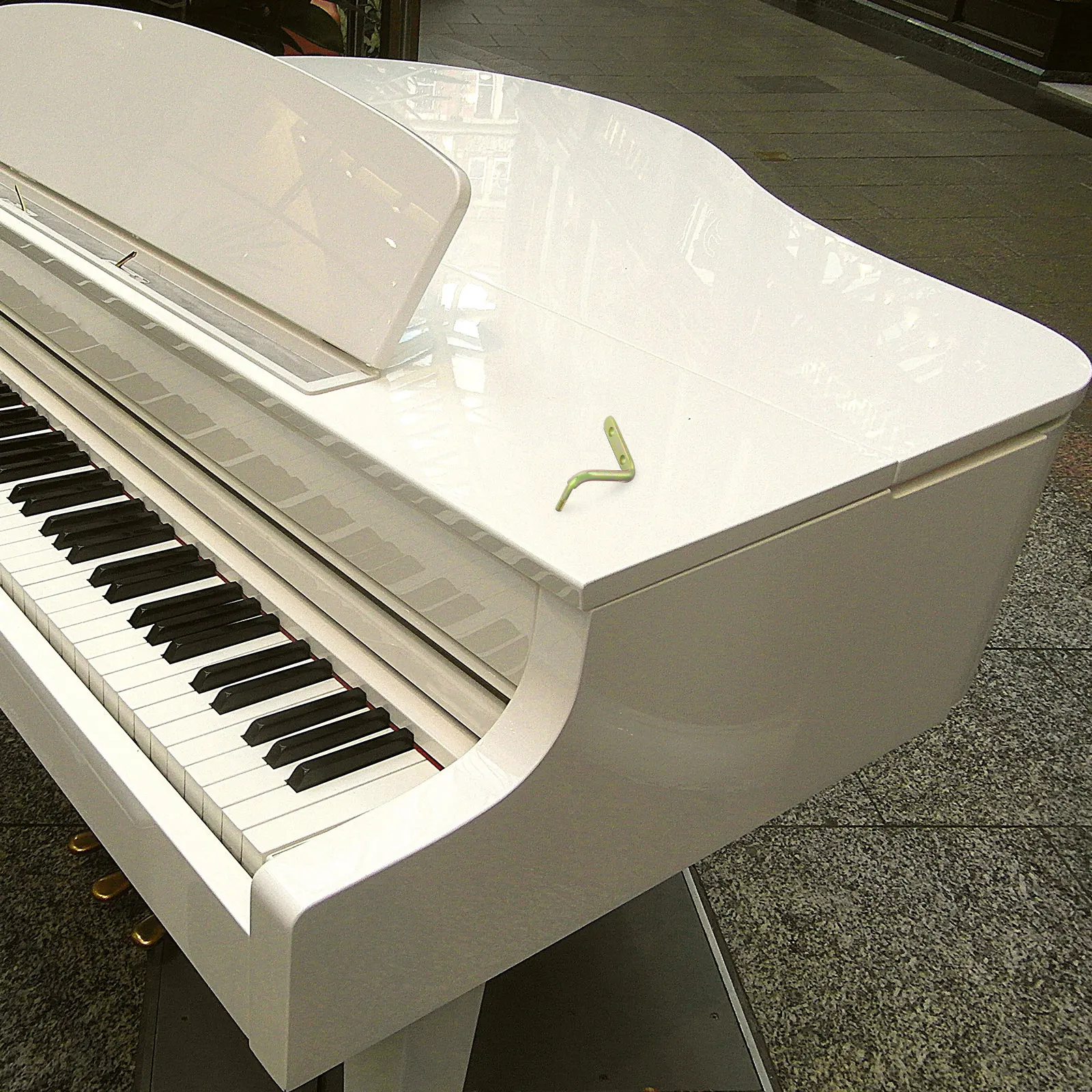 

Piano Backrest Hook Heavy Duty Metal Diy Installation For Sheet Music Storage Universal Fit All Pianos Keyboard Instrument