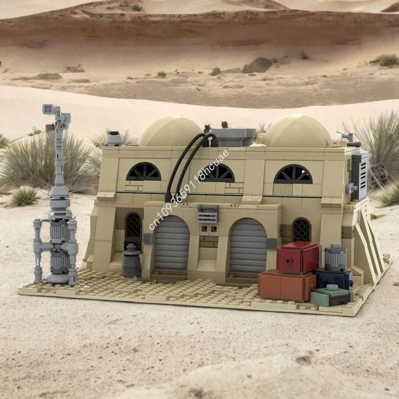 

819-Piece Tatooine Mos Eisley Desert Estate Moc Building blocks Model, Perfectly Reproducing Classic Star batter Christmas Gifts