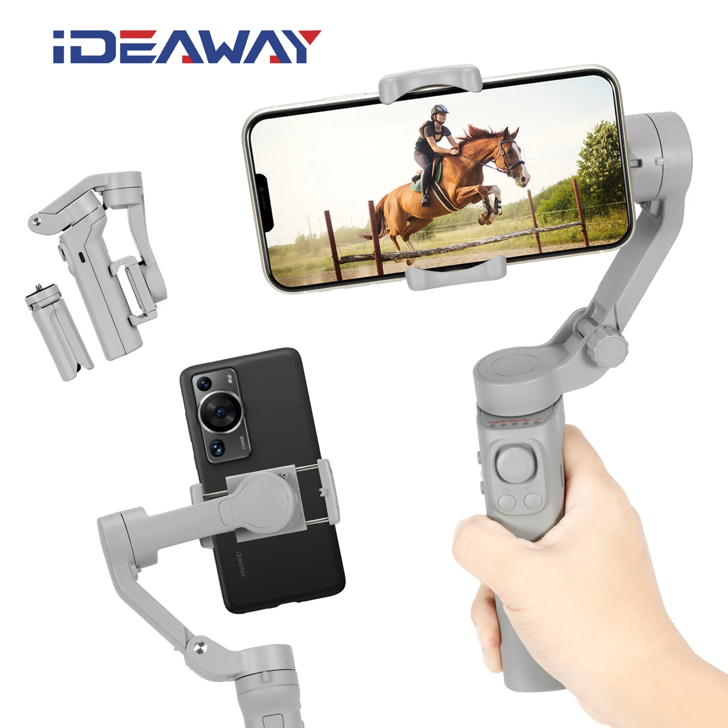 Portable handheld Gimbal stabilizer for Smartphone, Gimbal for Android iPhone ,stabilizzatore for Video with Face Tracking