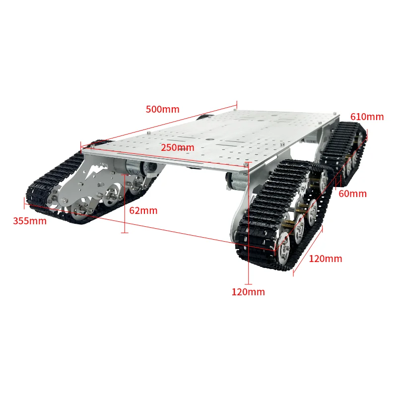 TS900 추적식 충격 흡수 오프로드 섀시, 로보컵 구조 로봇 오픈 소스 개발 플랫폼