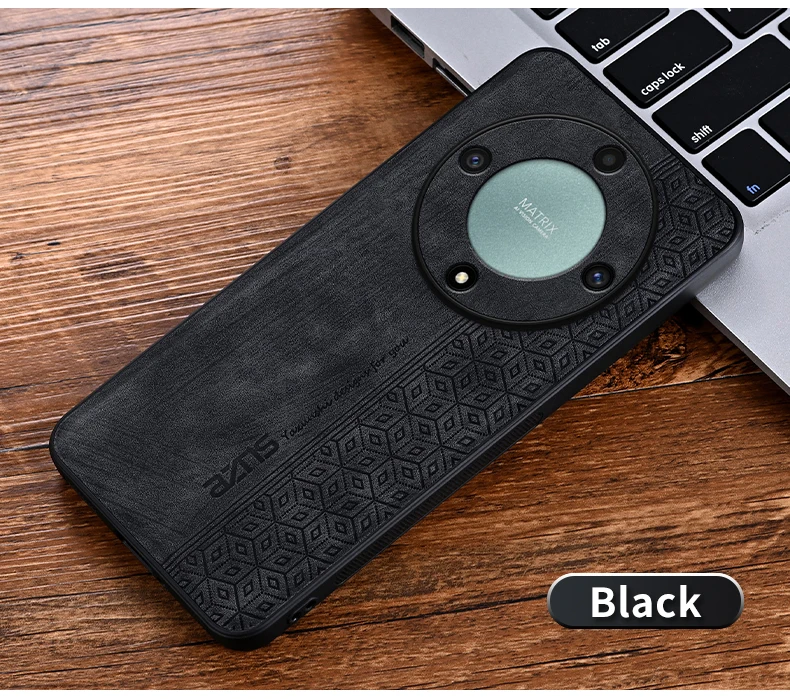For Honor X9A Чехол для back cover Skin Feel Shockproof Leather Case Soft Funda For Honor X9A X9B X9c Smart Capa Bumper