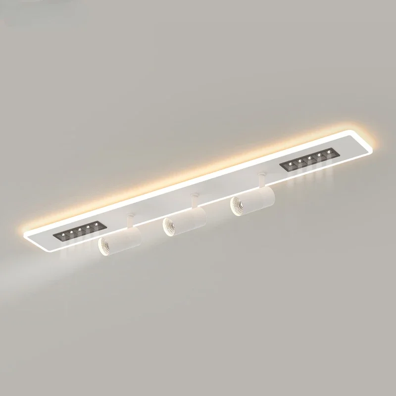 Moderno simples branco LED lustre, estilo holofotes, novas luzes para sala de estar, sala de jantar, teto do quarto, iluminação interior