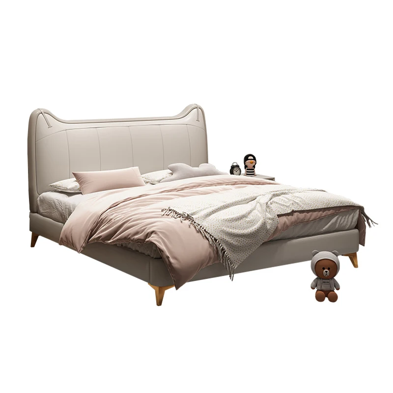 

Children's bed girl, single princess bed light luxury, modern simple child