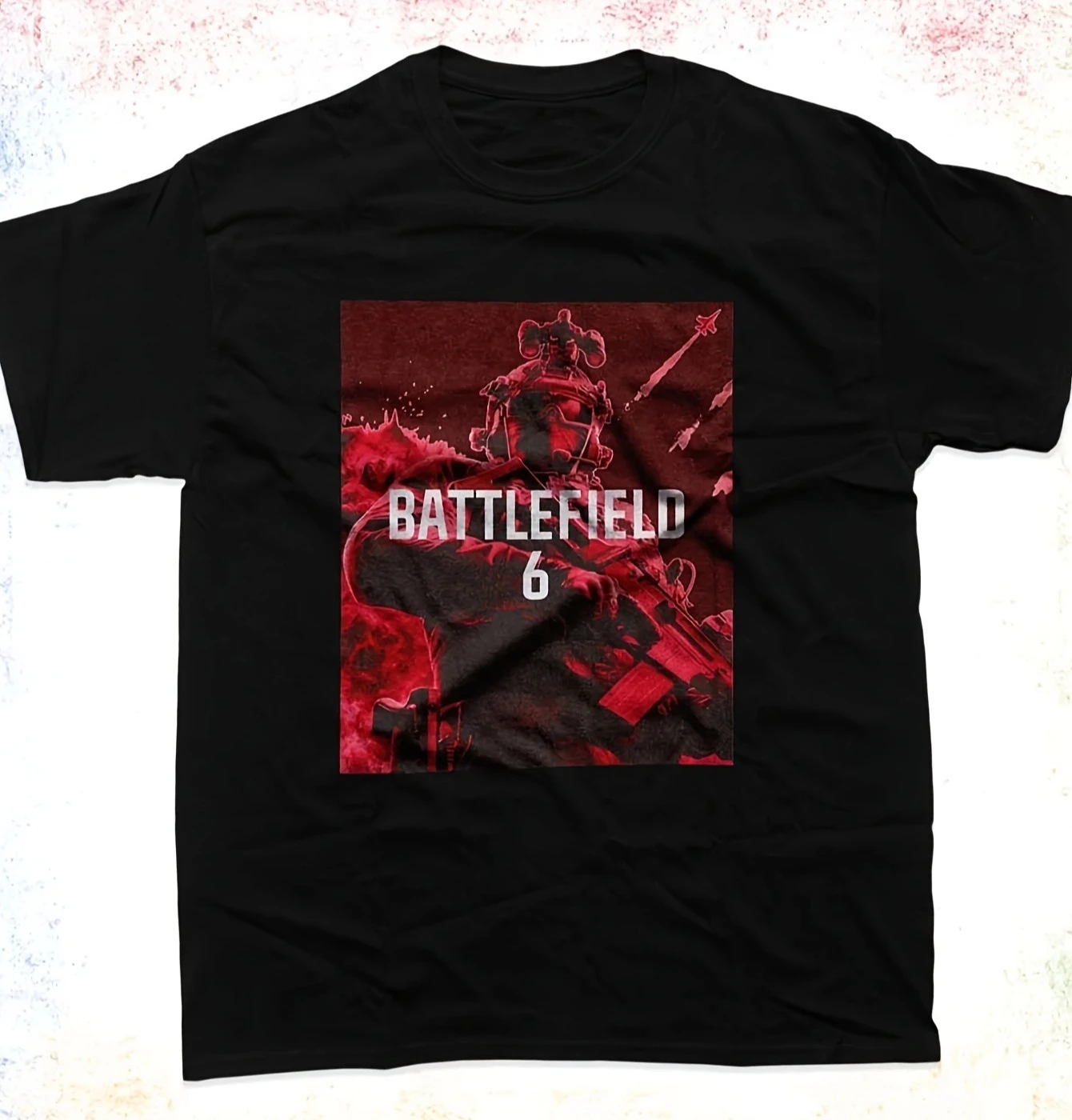 Battlefield 6 Men's and Women's T-shirts | Casual Round Neck, Suitable for All Seasons with Printed Patterns T-shirt