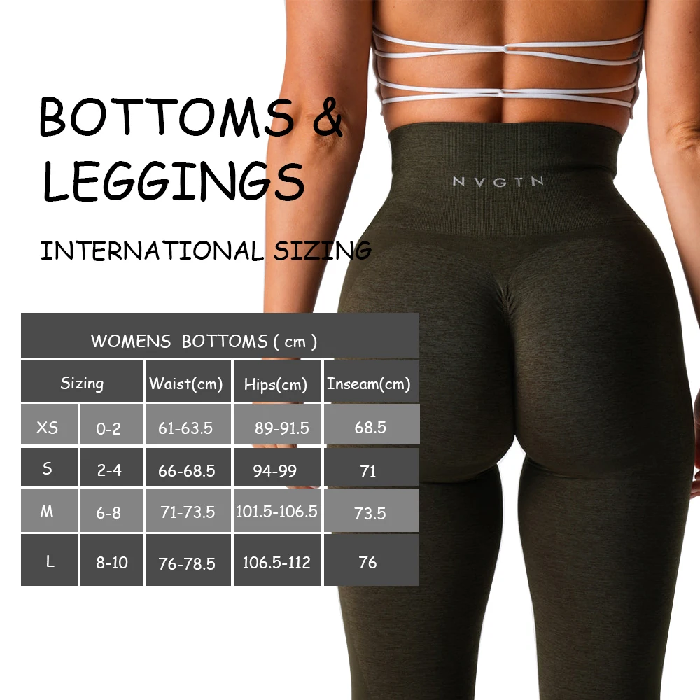 NVGTN-Leggings sin costuras para mujer, pantalones de oliva para correr, Yoga, entrenamiento, cintura alta, 2,0