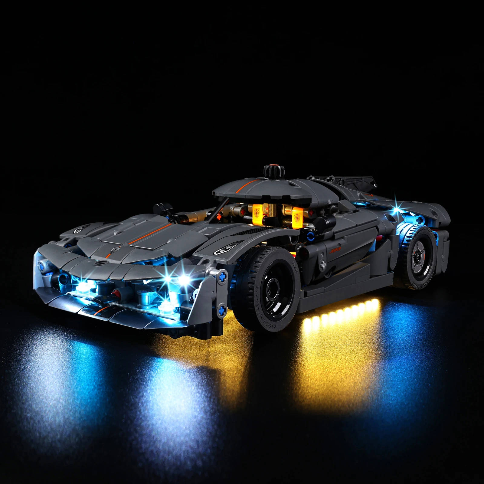 

No ModelLED Lighting Set Suitable for LEGO Koenigsegg Jesko Absolut Grey Hypercar 42173 (Excluding Building Blocks)