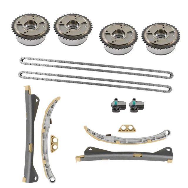 G6DH Engine Rebuild Timing Chain Kit Full Gasket Piston Ring Valve Set Fit 3.3 L T For 11-19 Hyundai Santa Fe Kia Sorento 3.3L