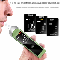 A63X-Digital Breath Alcohol Tester Rechargeable Breathalyzer Alcohol Test Tools With LCD Display