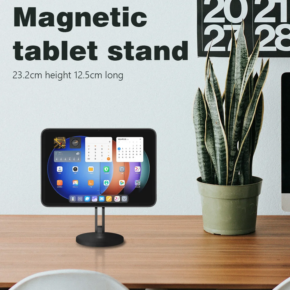 

Exclusive for All Xiaomi Redmi Tablets: 18W Fast - charging, 360 - degree Rotatable Magnetic Metal Desktop Stand