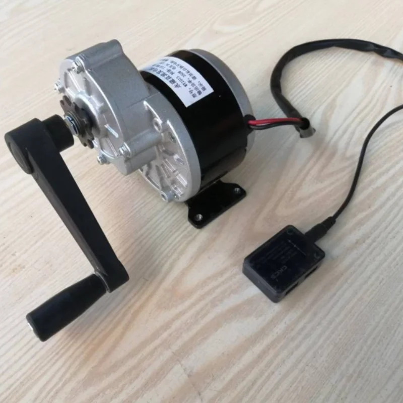 Hand Generator 12V 24V 350W DC Motor Permanent Magnet Generator Alternators Use For Camping DIY Charging Phone